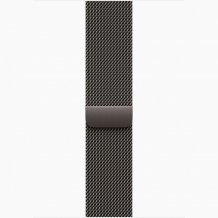 Фото товара Apple Watch Series 10 46 mm Slate Titanium Case with Slate Milanese Loop (GPS + LTE) (размер S/M)