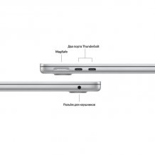 Фото товара Apple MacBook Air 13 2025 M4 (10-core CPU, 10-core GPU) / RAM 24GB / SSD 512GB Silver (Серебристый)