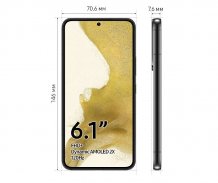 Фото товара Samsung Galaxy S22 (SM-S901) 8/256Gb, черный фантом