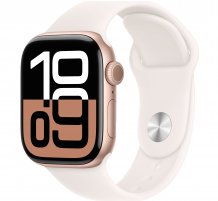 Умные часы Apple Watch Series 10 42 mm Rose Gold Aluminum Case with Light Blush Sport Band (GPS) (размер S/M)