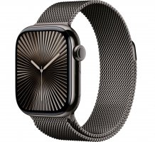 Умные часы Apple Watch Series 10 42 mm Slate Titanium Case with Slate Milanese Loop (GPS + LTE)