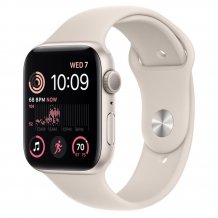 Умные часы Apple Watch SE 44mm (Starlight Aluminum case with Sport Band)