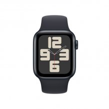 Фото товара Apple Watch SE (2023) 44mm Midnight Aluminum Case with Midnight Sport Band (GPS) (размер S/M)