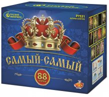 Фейерверк  Батарея салютов P7531 Самый-Самый (1,0"х88) НОВЫЙ ЭФФЕКТ 11эф 58с, кометы, свист