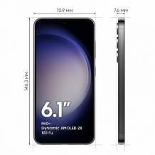 Фото товара Samsung Galaxy S23 (8/128Gb, Черный фантом, RU)