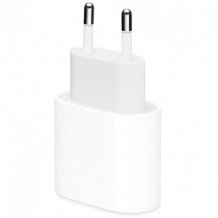 Зарядное устройство Адаптер питания Apple USB C мощностью 20 Вт (MHJE3ZM/A, белый)