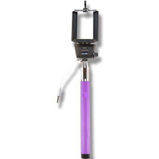 Фото товара Ainy для селфи с проводом (LB-001M, фиолетовый)