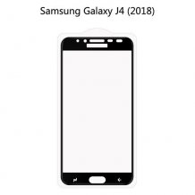 Защитное стекло Ainy Full Screen Cover с полноклеевой поверхностью для Samsung Galaxy J4 2018 (0.25mm, черное)