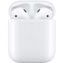 Bluetooth-гарнитура Apple AirPods 2 (без беспроводной зарядки чехла, MV7N2)
