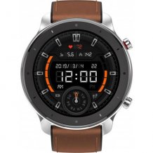 Фото товара Amazfit GTR 47mm (stainless steel case, leather strap, Global Version)