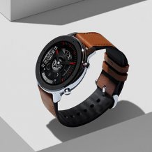 Фото товара Amazfit GTR 47mm (stainless steel case, leather strap, Global Version)