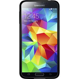 Чехол AniTech силиконовый для Samsung Galaxy S5 mini (черный)