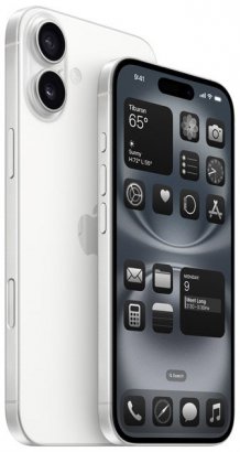 Фото товара Apple iPhone 16 128 Gb nano-Sim + eSim, White
