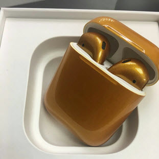 Фото товара Apple airPods Custom Colors (gloss mustard)