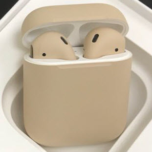 Фото товара Apple airPods Custom Colors (matt beige)