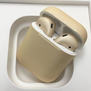 Фото товара Apple airPods Custom Colors (matt gold)