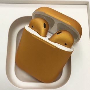 Фото товара Apple airPods Custom Colors (matt mustard)