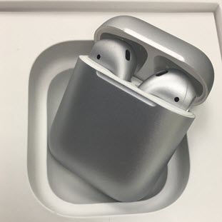 Фото товара Apple airPods Custom Colors (matt silver)