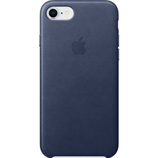 Фото товара Apple Leather Case для iPhone 8/7 (midnight blue, MQH82ZM/A)