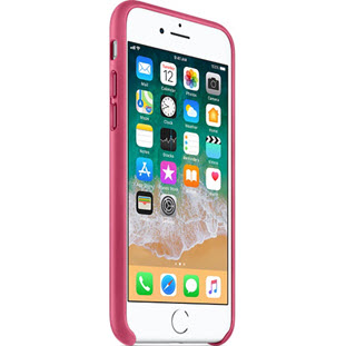 Фото товара Apple Leather Case для iPhone 8/7 (pink fuchsia, MQHG2ZM/A)