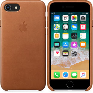 Фото товара Apple Leather Case для iPhone 8/7 (saddle brown, MQH72ZM/A)