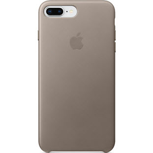 Фото товара Apple Leather Case для iPhone 8 Plus/7 Plus (taupe, MQHJ2ZM/A)