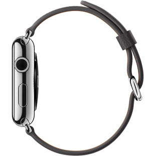 Фото товара Apple Watch 42mm (Stainless Steel Case with Storm Gray Classic Buckle)