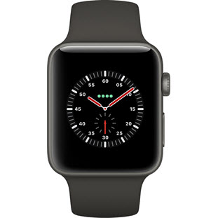 Фото товара Apple Watch Edition Series 3 42mm (Gray Ceramic Case with Gray/Black Sport Band)