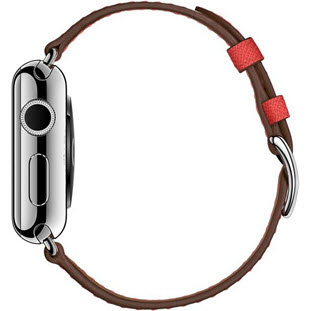 Фото товара Apple Watch Hermes Series 2 38mm (Stainless Steel Case with Rose Jaipur Epsom Leather Single Tour)