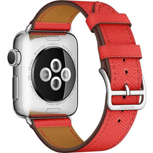 Фото товара Apple Watch Hermes Series 2 38mm (Stainless Steel Case with Rose Jaipur Epsom Leather Single Tour)