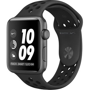 Фото товара Apple Watch Nike+ Series 3 38mm (Space Gray Aluminum Case with Anthracite/Black Nike Sport Band, MQKY2RU/A)