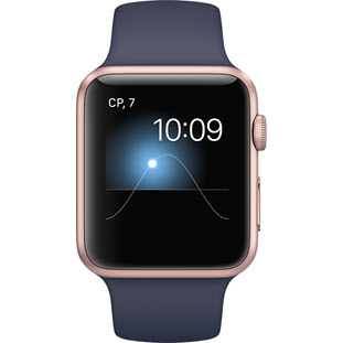 Фото товара Apple Watch Series 1 42mm (Rose Gold Aluminum Case with Midnight Blue Sport Band)