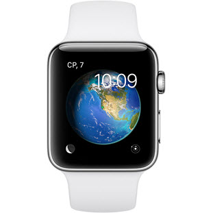 Фото товара Apple Watch Series 2 42mm (Stainless Steel Case with White Sport Band)