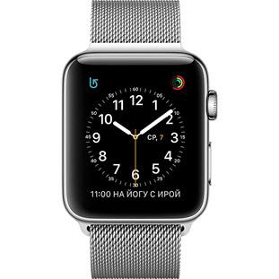 Фото товара Apple Watch Series 2 38mm (Stainless Steel Case with Milanese Loop)