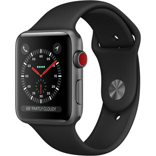 Фото товара Apple Watch Series 3 Cellular 38mm (Space Gray Aluminum Case with Black Sport Band)