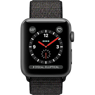 Фото товара Apple Watch Series 3 Cellular 38mm (Space Gray Aluminum Case with Black Sport Loop)