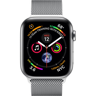 Фото товара Apple Watch Series 4 GPS + Cellular 44mm (Stainless Steel Case with Milanese Loop)