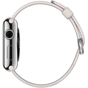Фото товара Apple Watch Sport 38mm (Silver Aluminum Case with Pearl Woven Nylon)