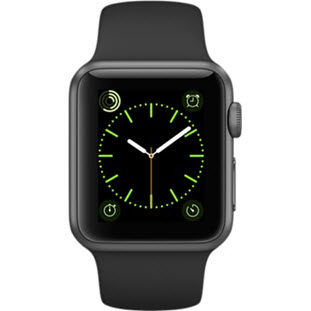 Умные часы Apple Watch Sport 38mm (Space Gray Aluminum Case with Black Sport Band)