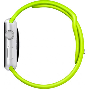 Фото товара Apple Watch Sport 38mm (Silver Aluminum Case with Green Sport Band)