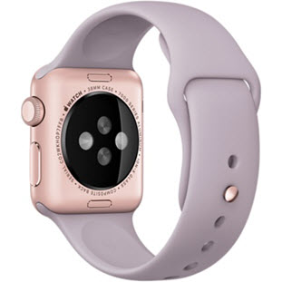 Фото товара Apple Watch Sport 38mm (Gold Aluminum Case with Lavender Sport Band)