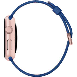 Фото товара Apple Watch Sport 42mm (Rose Gold Aluminum Case with Royal Blue Woven Nylon)