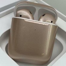 Bluetooth-гарнитура Apple AirPods 2 Color (беспроводная зарядка чехла, gloss pine cone)