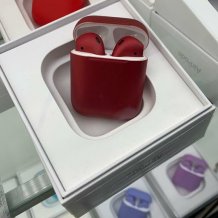 Фото товара Apple AirPods 2 Color (без беспроводной зарядки чехла, matt burgundy)