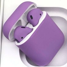 Фото товара Apple AirPods 2 Color (без беспроводной зарядки чехла, matt medium purple)