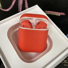 Фото товара Apple AirPods 2 Color (без беспроводной зарядки чехла, matt peach)