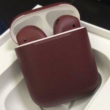 Bluetooth-гарнитура Apple AirPods 2 Color (без беспроводной зарядки чехла, matt rosy brown)