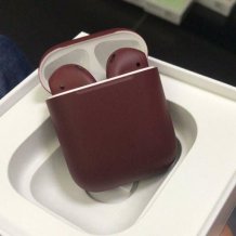 Фото товара Apple AirPods 2 Color (без беспроводной зарядки чехла, matt rosy brown)