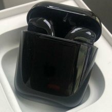 Bluetooth-гарнитура Apple AirPods 2 Color (без беспроводной зарядки чехла, Premium gloss black)