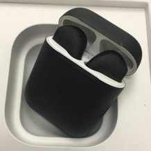 Bluetooth-гарнитура Apple AirPods 2 Color (беспроводная зарядка чехла, matt black)